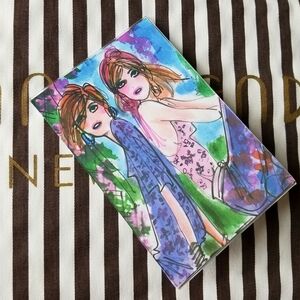 ❗Henri Bendel Illustrator Izak Zenou Girls Forest Upcycled Bag Acrylic Stand Art